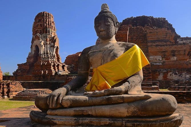 Three Temple Ayutthaya Tour with Scenic Boat Ride - Forty-five minutes on Ayutthaya’s waterways