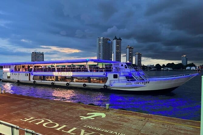 Vela Dinner Buffet Cruise with Bangkok Night Views and Shows - Key points before you book